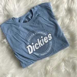 Blue Dickies Crop Top